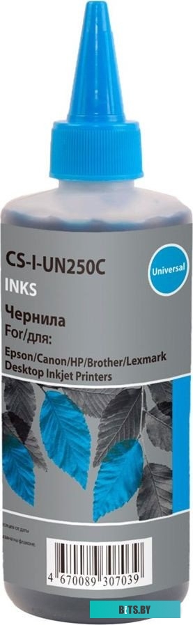 Чернила Cactus CS-I-Un250C голубой 250мл (для HP/Lexmark/Canon/Epson/Brother)