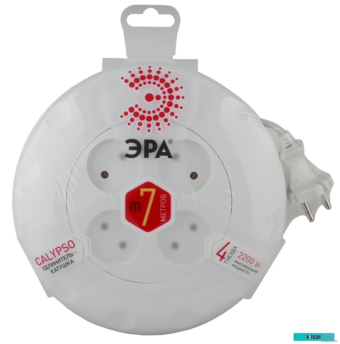 Сетевой фильтр (удлинитель) Эра UR-4-7m-W <Б0019041>