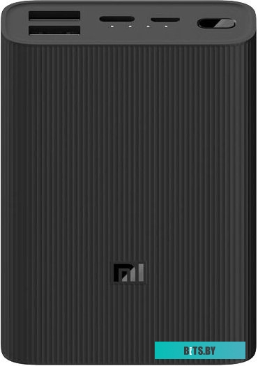Портативное зарядное устройство Xiaomi Mi Power Bank 3 Ultra Compact PB1022Z 10000mAh (черный) <BHR4412GL>
