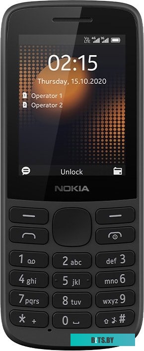 Мобильный телефон Nokia 215 4G TA-1272 (черный) <16QENB01A01>