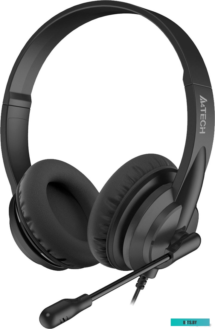 Наушники (Гарнитура) A4Tech HS-10 (черный/белый)