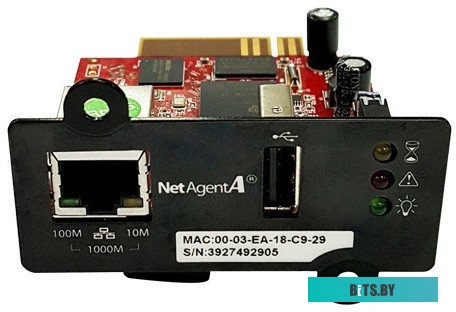 Встраиваемый SNMP-адаптер SVC DA807 RJ45+1*USB(A) для ИБП серии: PTL, W, RTU, PTS, GT31, GT33, RT, RTS, RT33, MRX