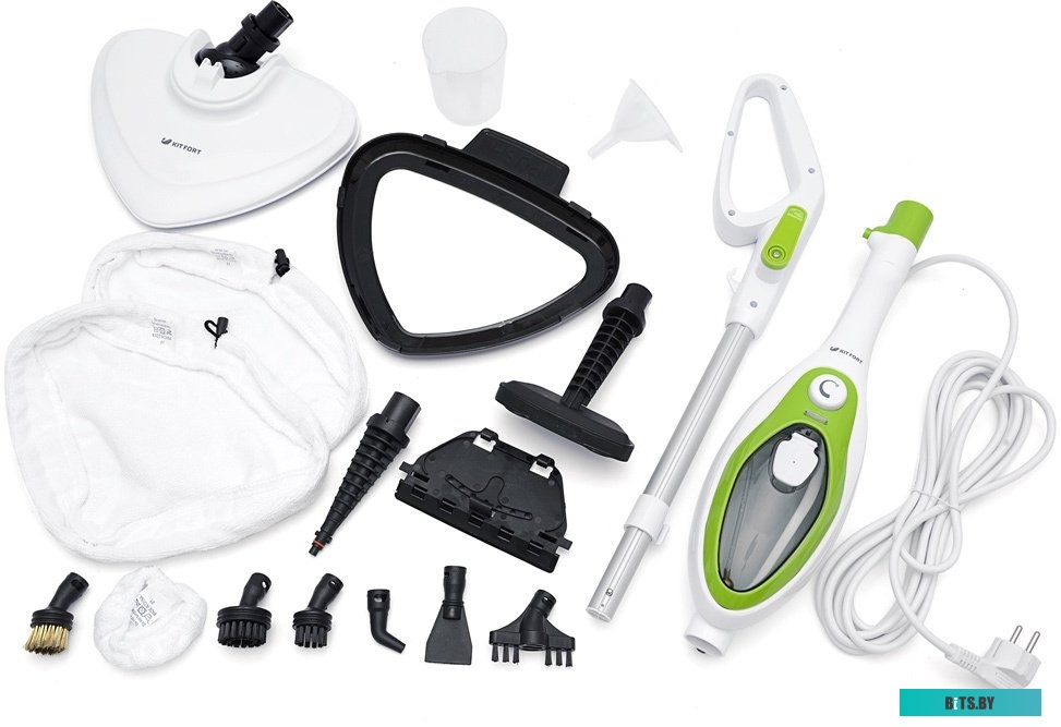 Паровая швабра Kitfort KT-1004-2 (зеленый)