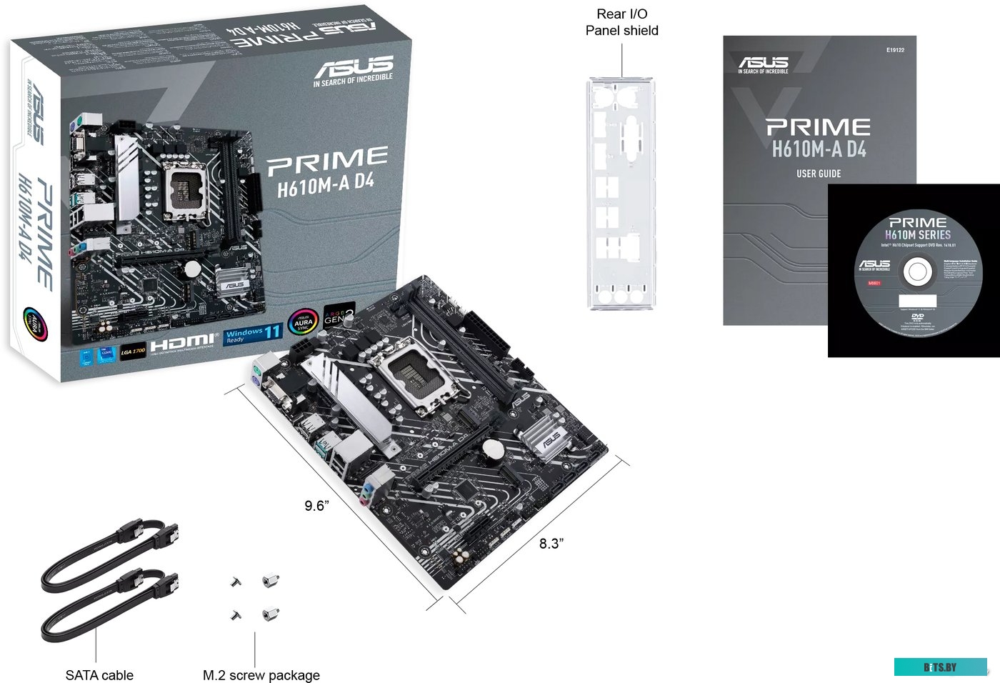 Материнская плата ASUS Prime H610M-A D4 <90MB19P0-M0EAY0>