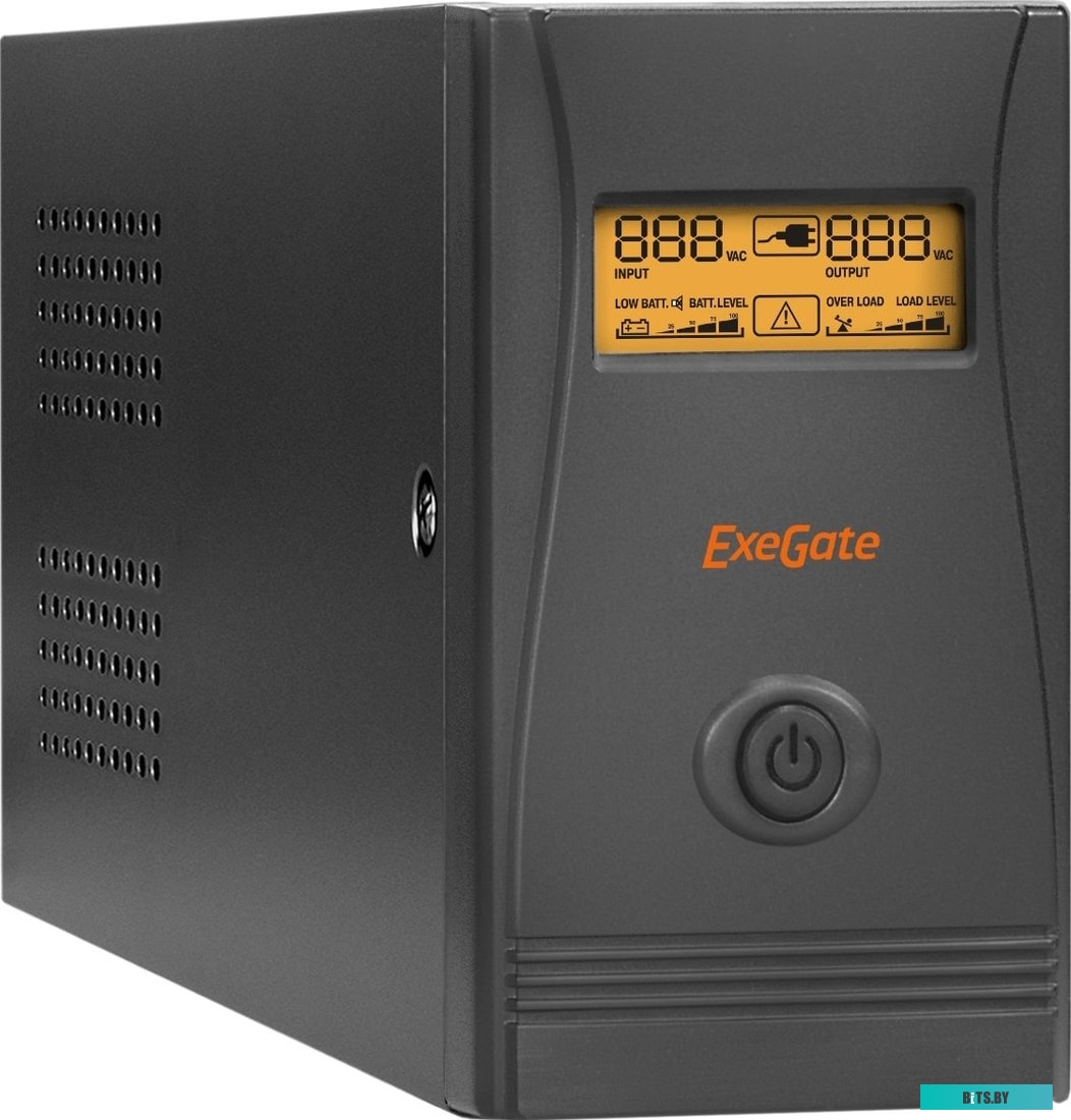 Источник бесперебойного питания (ИБП) ExeGate Power Smart ULB-800.LCD.AVR.C13.RJ.USB <EP285562RUS>