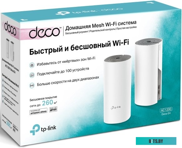 Wi-Fi система TP-Link Deco E4 (2-pack)