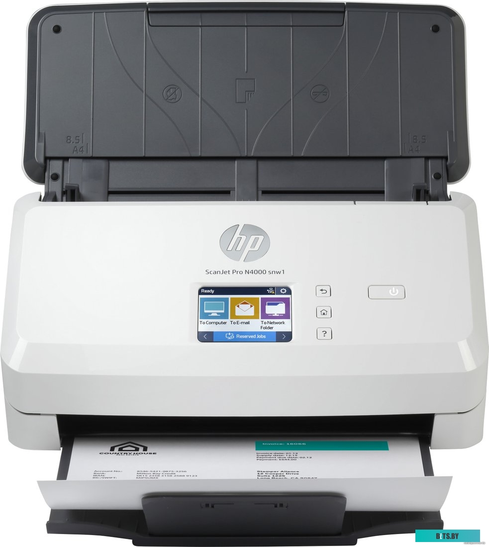 Сканер HP ScanJet Pro N4000 snw1 6FW08A