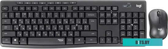 Комплект (мышь + клавиатура) Logitech MK295 Silent (черный) <920-009807>