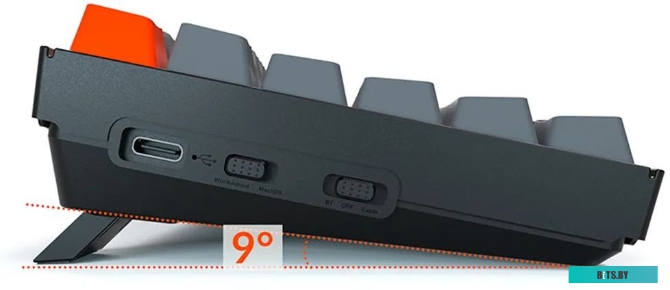 Клавиатура Keychron K2 Wireless V2 RGB K2-C1H-RU (Gateron G Pro Red)
