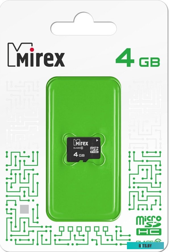 Карта памяти Mirex microSDHC 13612-MC10SD04 4GB