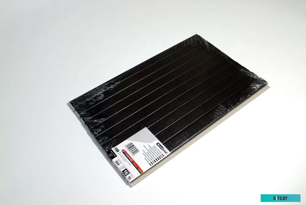 Металлический канал для переплета OPUS Classic Slim 304x16 мм OCHSLIM1630410CZA (10 шт, черный)
