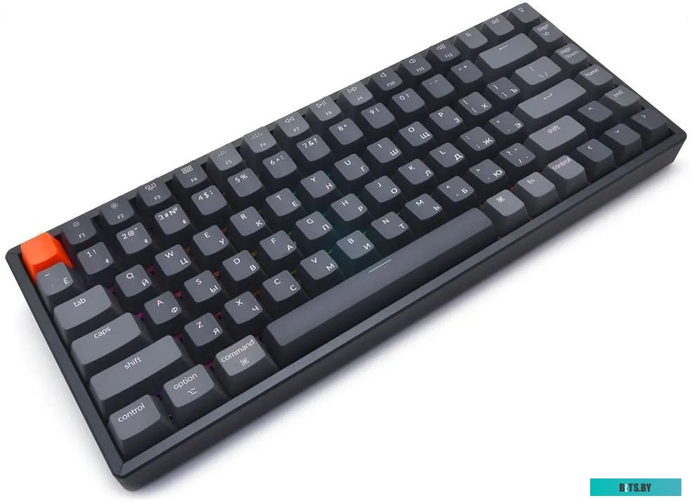 Клавиатура Keychron K2 Wireless V2 RGB K2-C1H-RU (Gateron G Pro Red)