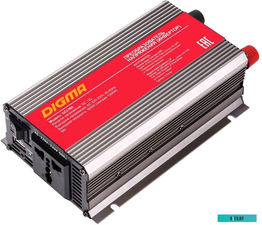 Автомобильный инвертор Digma DCI-500 <479868>