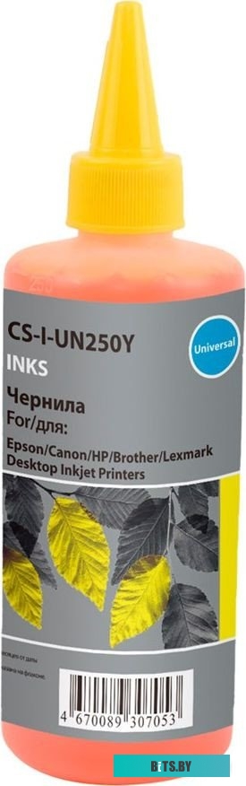 Чернила Cactus CS-I-Un250Y желтый 250мл (для HP/Lexmark/Canon/Epson/Brother)