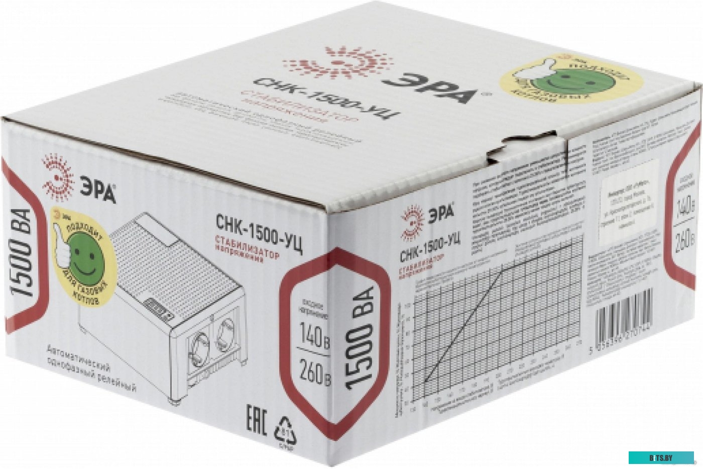 Стабилизатор напряжения Эра CНК-1500-УЦ Б0051111