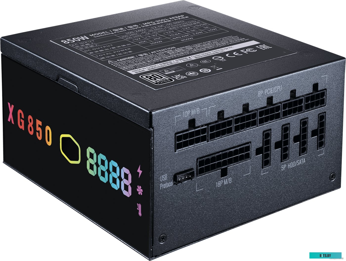 Блок питания Cooler Master ATX 850W XG850 PLATINUM Plus 80+ platinum MPG-8501-AFBAP-XEU