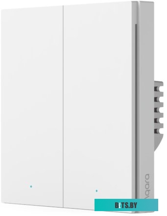 Выключатель Aqara Smart Wall Switch H1 (двухклавишный, c нейтралью) <WS-EUK04>