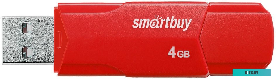 USB Накопитель (Флешка) Smartbuy 4GB CLUE Red SB4GBCLU-R