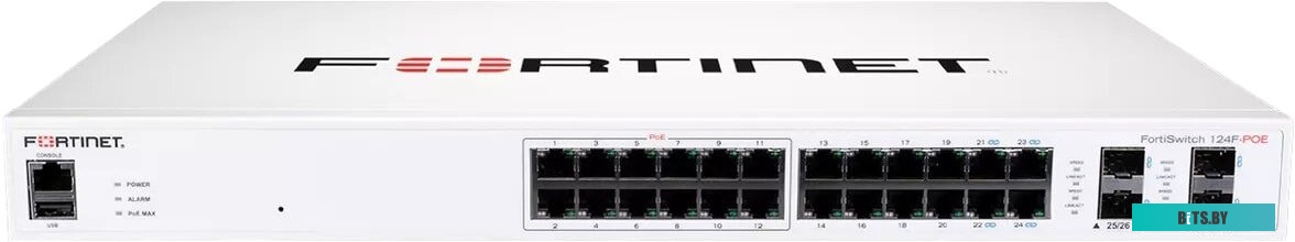 Управляемый коммутатор 2-го уровня Fortinet FortiSwitch FS-124F-POE