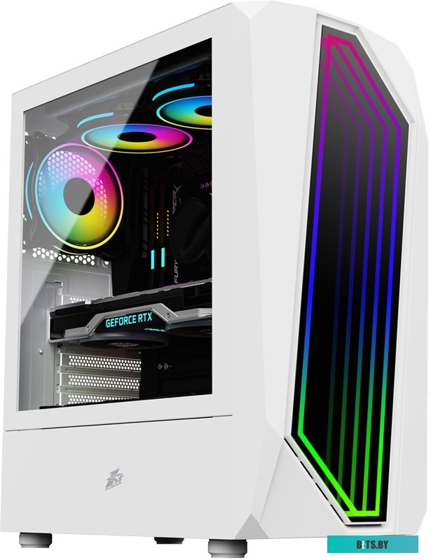Корпус 1stPlayer Infinite Space IS-6 (белый) <IS6-WH-1F1-W>