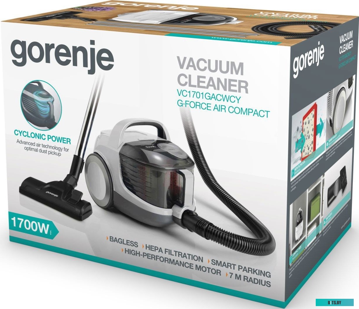 Пылесос Gorenje VC1701GACWCY