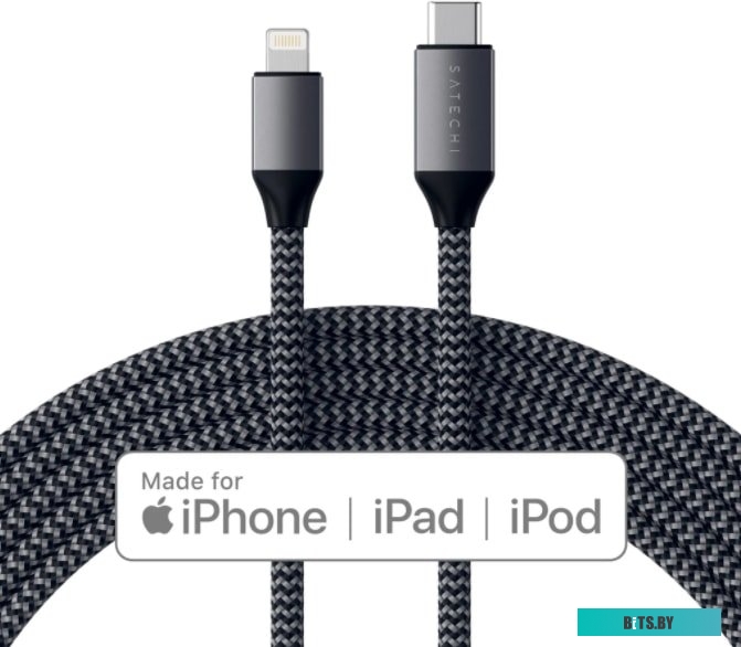 Кабель Satechi USB-C to Lightning MFI ST-TCL18M