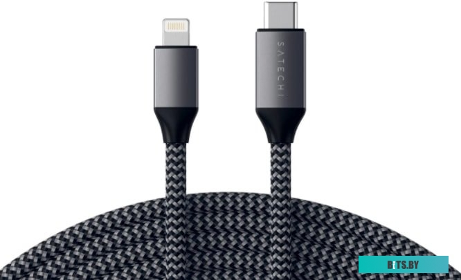 Кабель Satechi USB-C to Lightning MFI ST-TCL18M