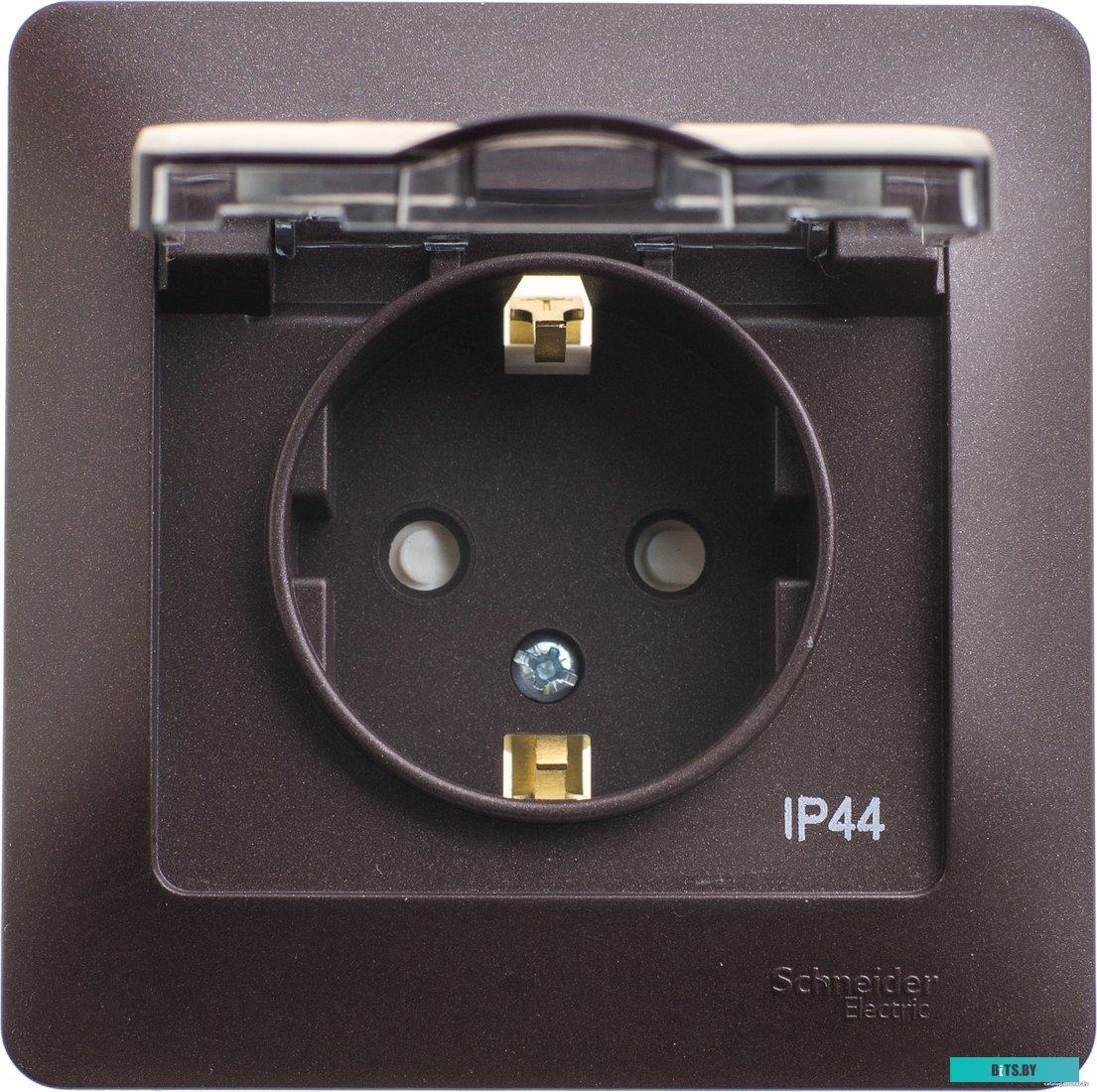 Розетка Schneider Electric Glossa GSL000848 (шоколад)