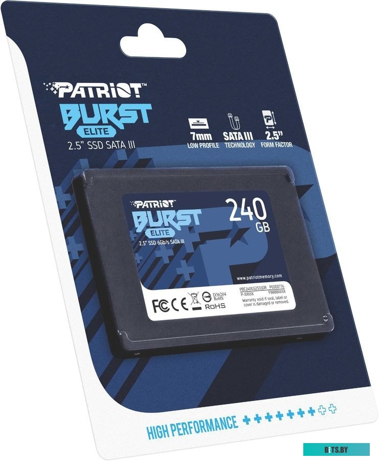 SSD Накопитель Patriot Burst Elite 240GB PBE240GS25SSDR