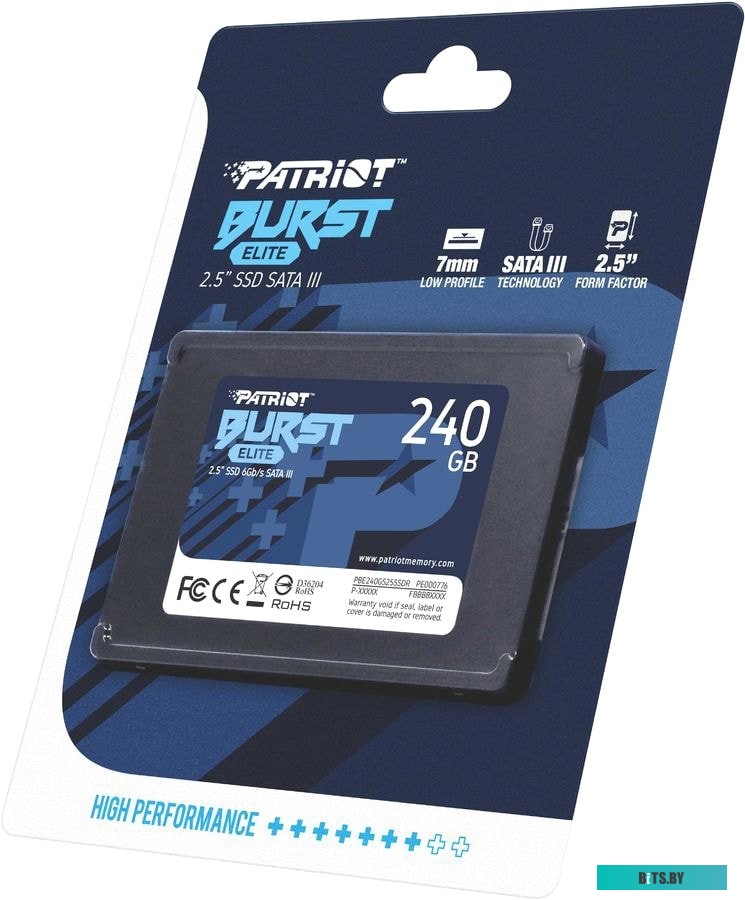 SSD Накопитель Patriot Burst Elite 240GB PBE240GS25SSDR