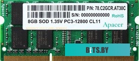 Модуль памяти Apacer 4GB DDR3 SO-DIMM PC3-12800 (AS04GFA60CATBGC)