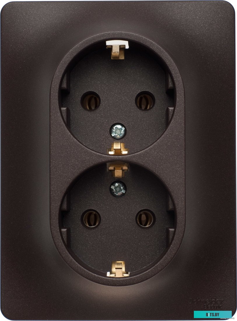 Розетка Schneider Electric Glossa GSL000824 (шоколад)