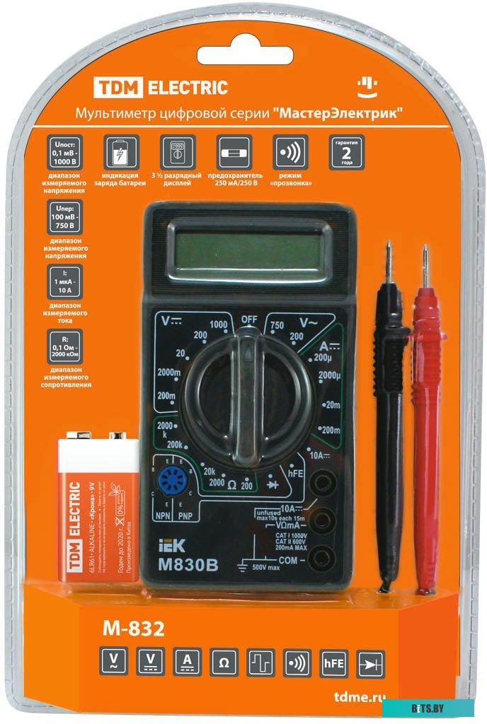 Мультиметр TDM Electric М-838 <SQ1005-0003>