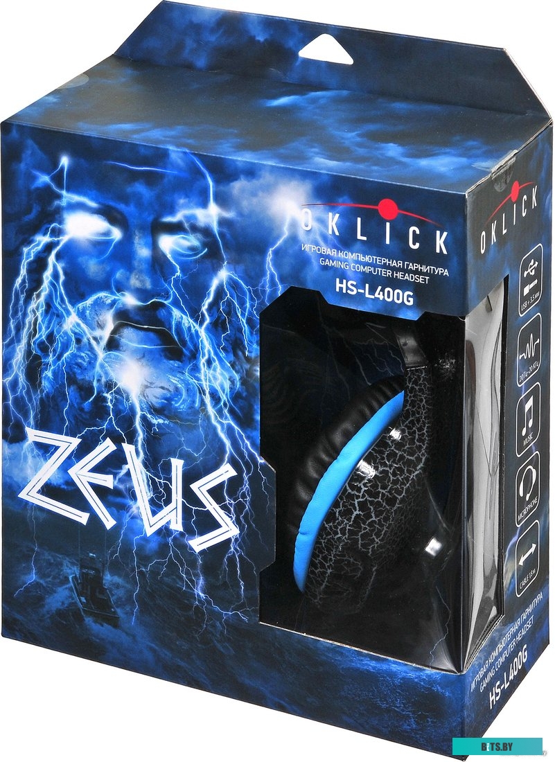 Наушники (Гарнитура) Oklick HS-L400G Zeus