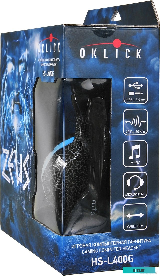 Наушники (Гарнитура) Oklick HS-L400G Zeus