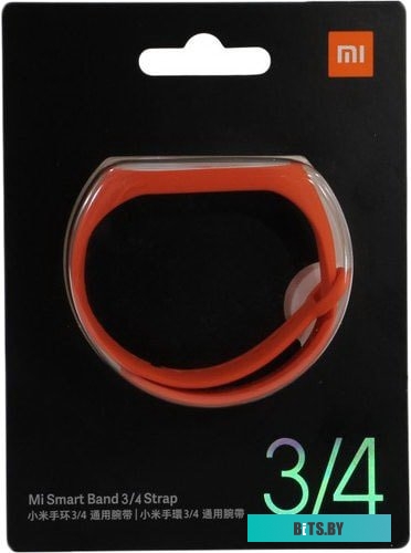 Ремешок Xiaomi для Mi Band 3/4 (оранжевый) <MYD4129TY>