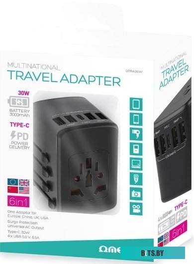 Сетевое зарядное Platinet OTRA30W