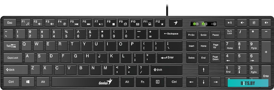 Клавиатура Genius SlimStar 126 (черный)