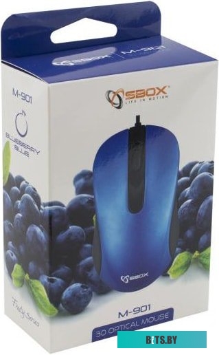 Мышь SBOX M-901 (синий) <M-901BL>