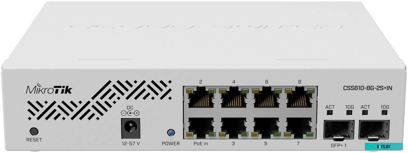 Коммутаторы Mikrotik CSS610-8G-2S+IN
