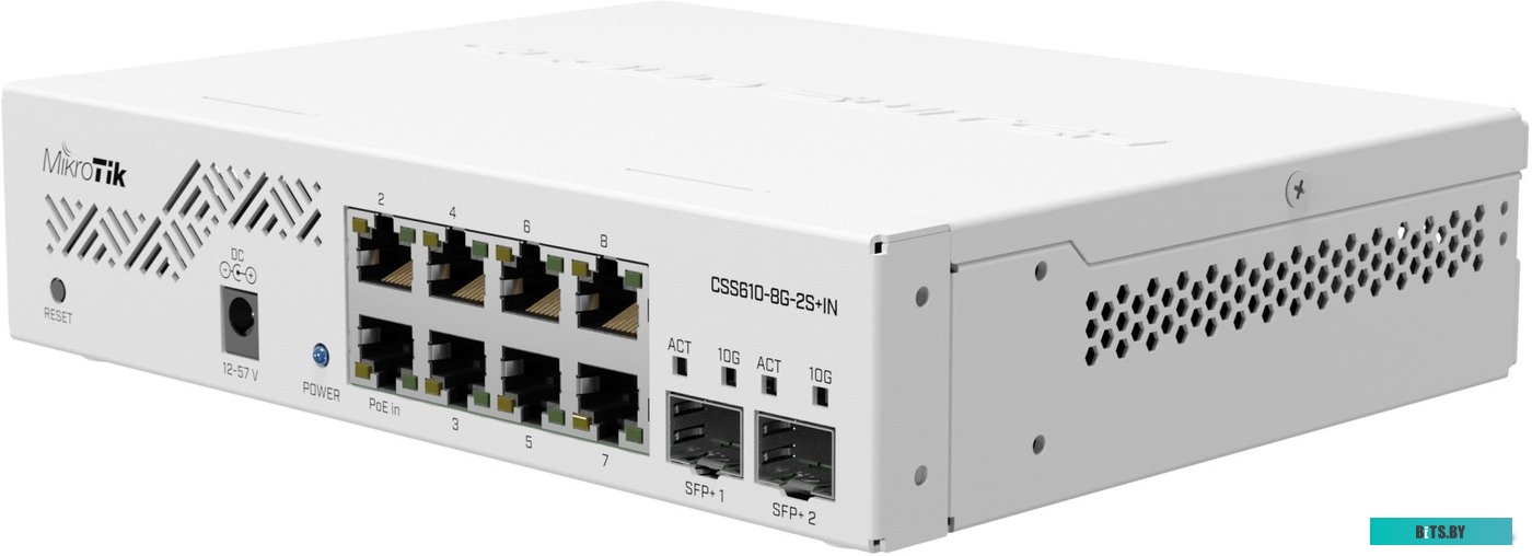 Коммутаторы Mikrotik CSS610-8G-2S+IN
