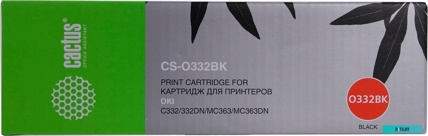 Картридж CACTUS CS-O332BK (аналог OKI 46508736)