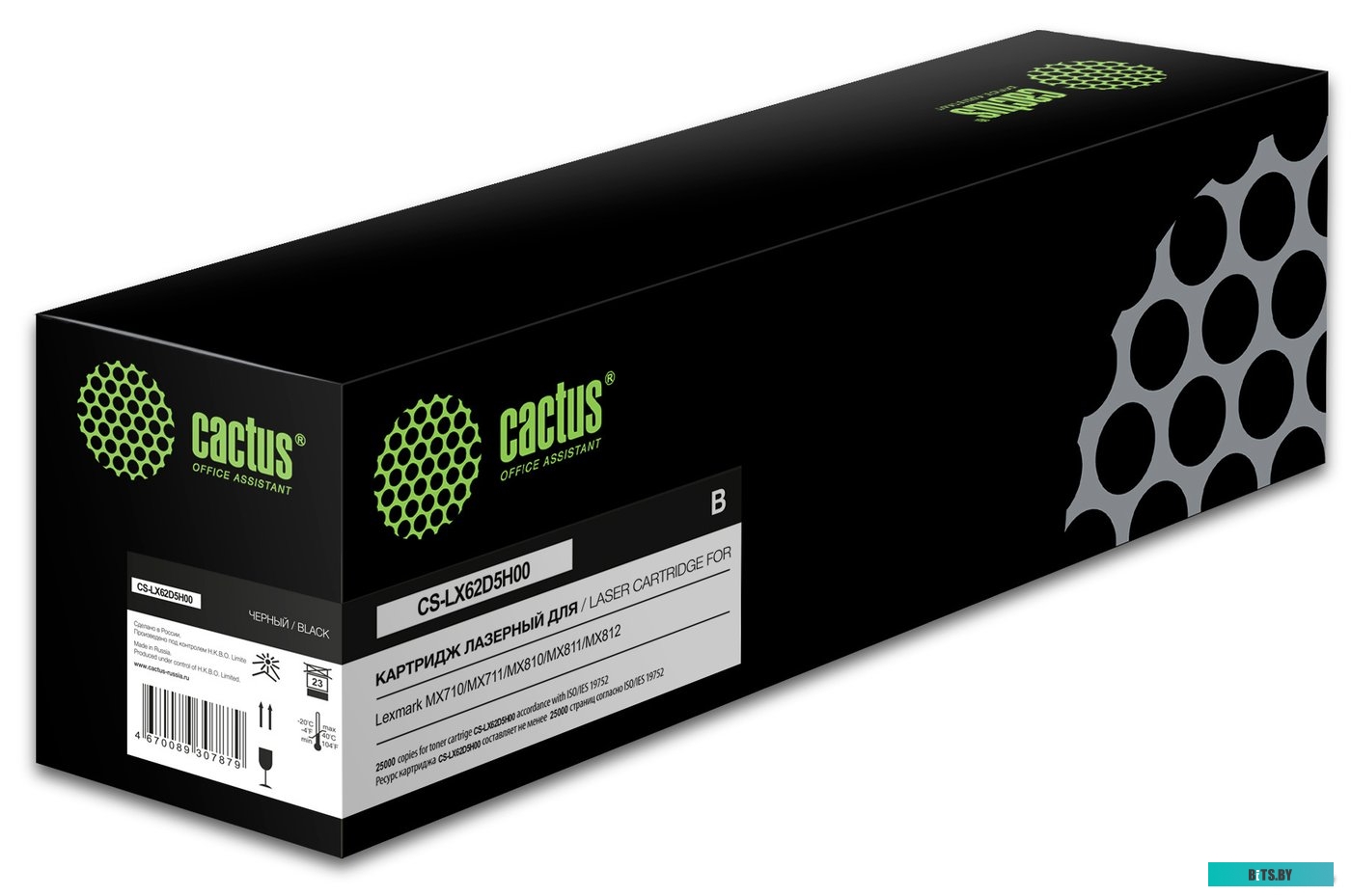 Картридж CACTUS CS-LX62D5H00 (аналог Lexmark 62D5H00)