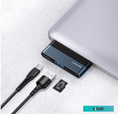 USB-хаб Usams US-SJ491