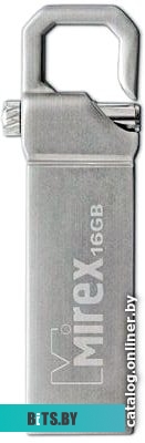 USB накопитель (Флешка) Mirex Crab 16GB (серебристый) <13600-ITRCRB16>