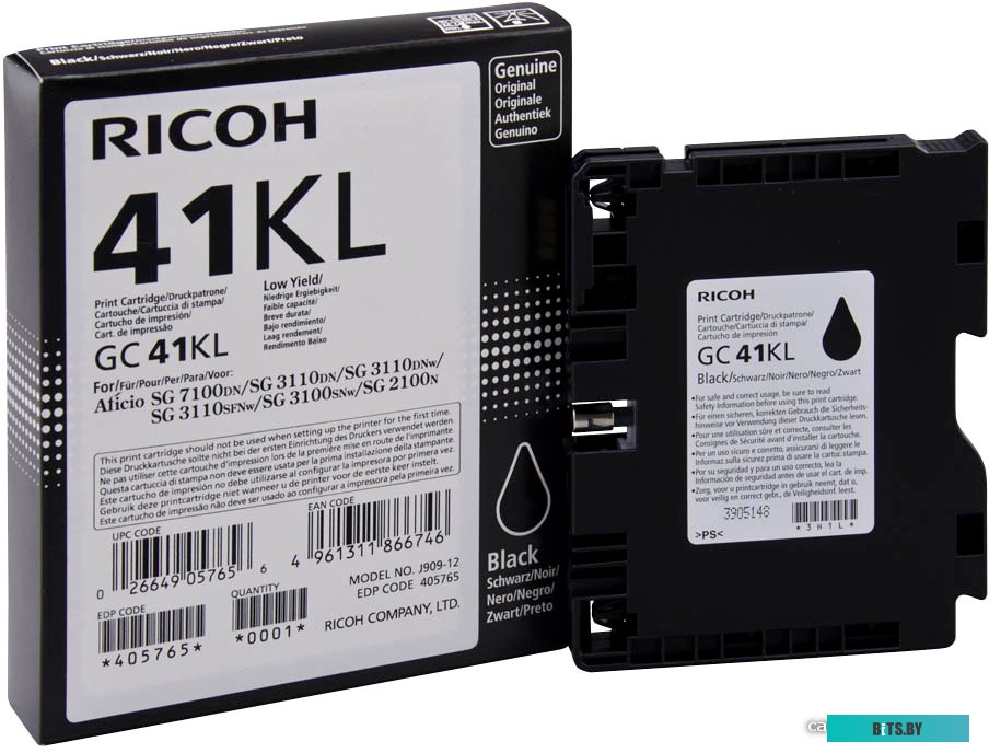 Гелевый картридж Ricoh GC 41KL 405765