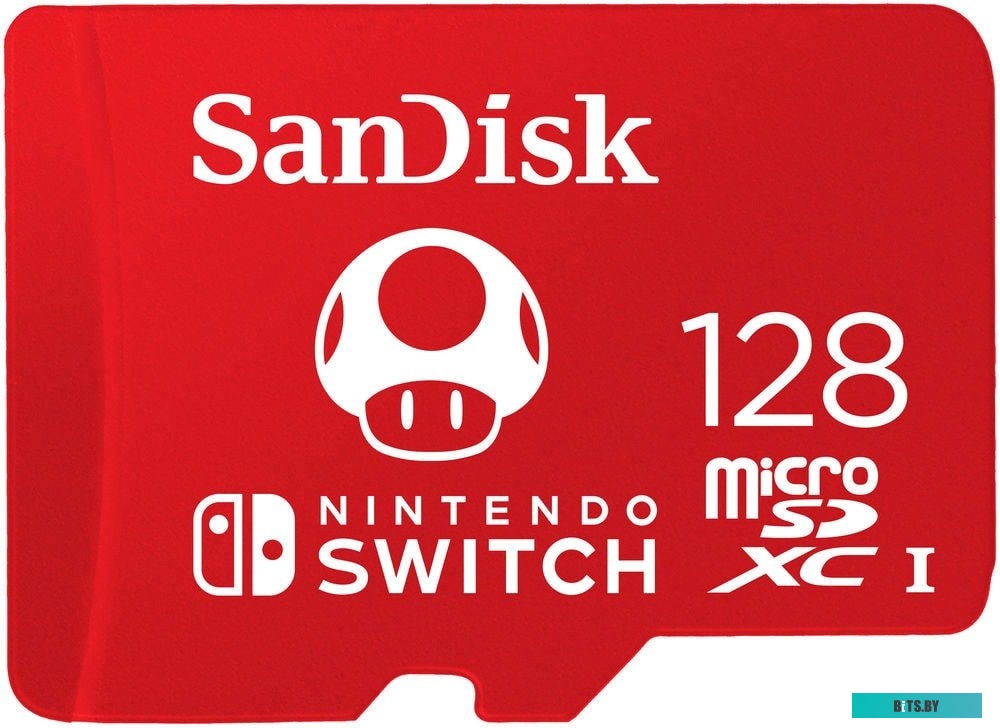 Карта памяти SanDisk For Nintendo Switch microSDXC SDSQXAO-128G-GN3ZN 128GB