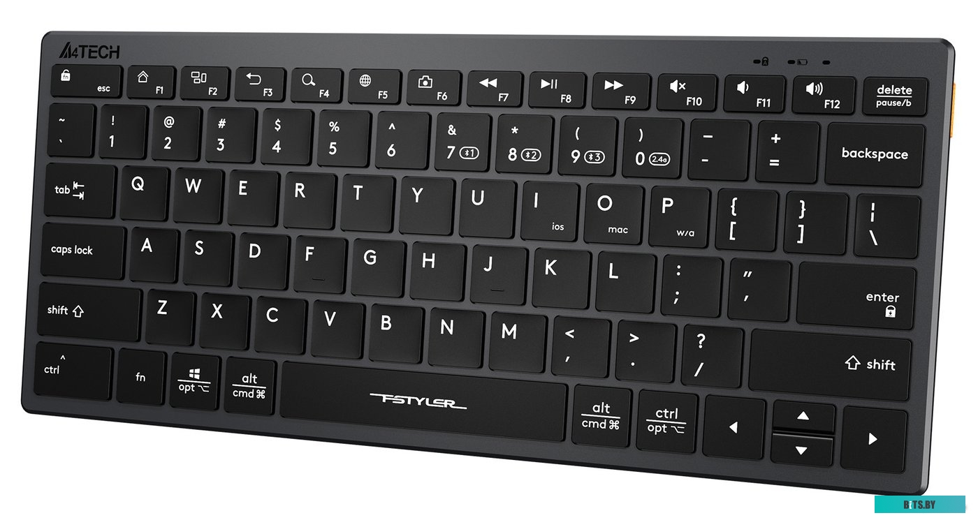 Клавиатура A4Tech Fstyler FBX51C зеленый USB беспроводная BT/Radio slim Multimedia (FBX51C MATCHA GREEN)