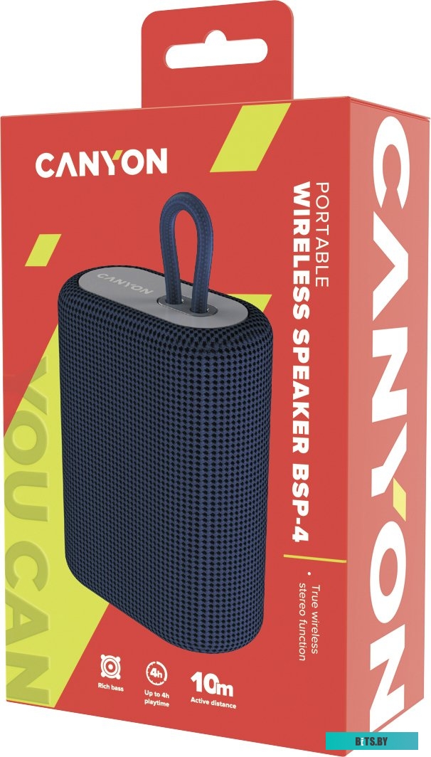 Беспроводная колонка Canyon CNE-CBTSP4BL