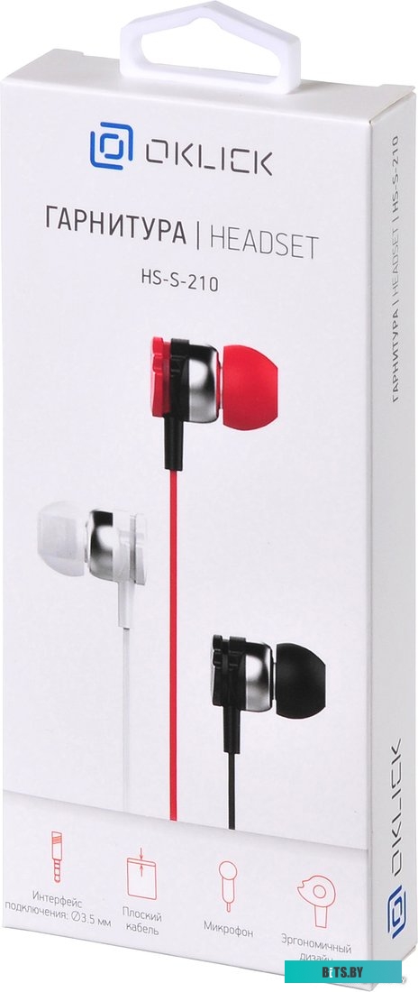 Наушники (Гарнитура) Oklick HS-S-210 (черный)